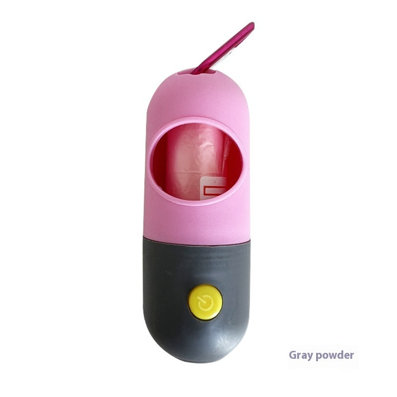 LED dog waste-bag dispenser for night walks — product view 3